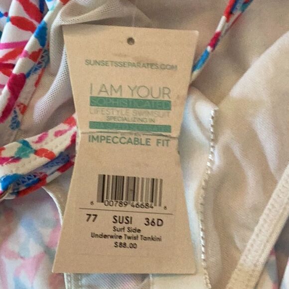 Sunsets Underwire Tankini - Picture 5 of 8